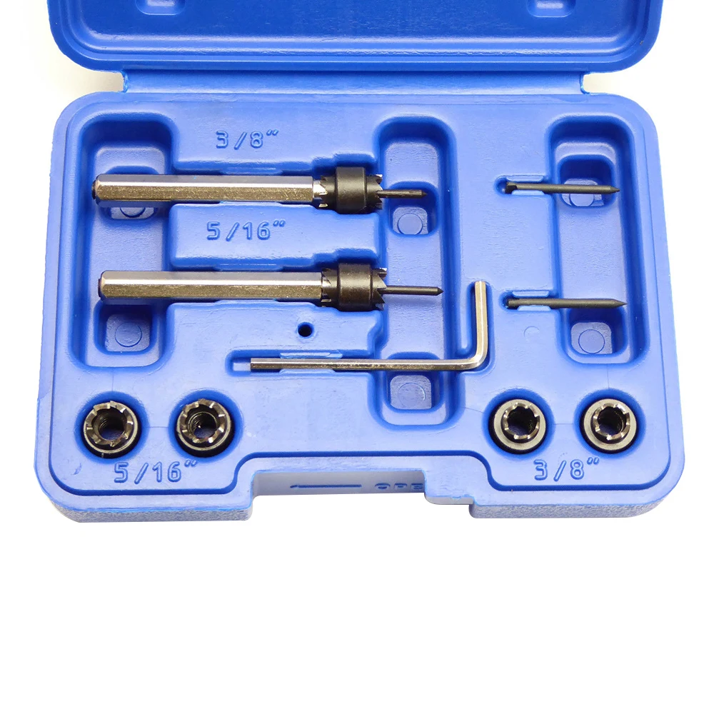 9Pcs Portable Spot Welding Cutter Master Set Interchangeable Cutters 3/8'' & 5/16'' + Pilot
9Pcs Portable Spot Welding Cutter Master Set Interchangeable Cutters 3/8'' & 5/16'' + Pilot