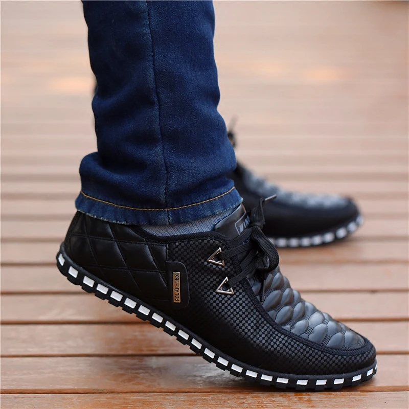 Men Leather Shoes Men's Casual Shoes Breathable Light Weight White Sneakers Driving Shoes Pointed Toe Business Men PU Shoes
Men Leather Shoes Men's Casual Shoes Breathable Light Weight White Sneakers Driving Shoes Pointed Toe Business Men PU Shoes