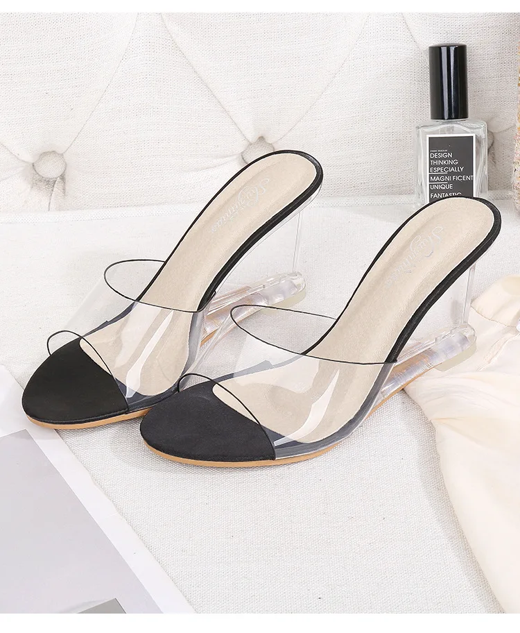 shoes heel 8cm high-heeled summer large size women's shoes 2020 women's sandals transparent
shoes heel 8cm high-heeled summer large size women's shoes 2020 women's sandals transparent