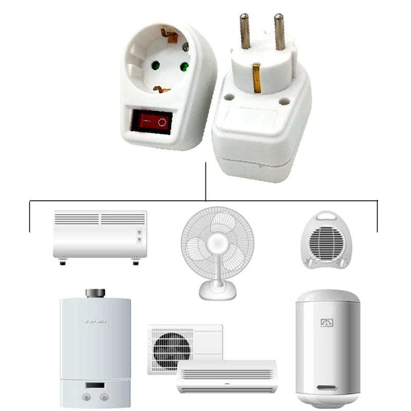For European Type Conversion Plug 1 TO 1 Way EU Standard Power Adapter Socket 16A Travel Plugs AC 250V PK Banana Plug
For European Type Conversion Plug 1 TO 1 Way EU Standard Power Adapter Socket 16A Travel Plugs AC 250V PK Banana Plug