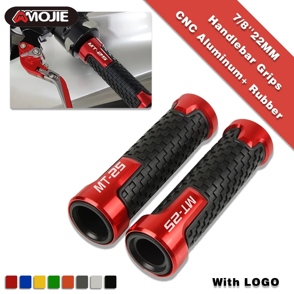 7/8''22mm Moto handle bar grips For YAMAHA MT25 MT 25 MT-25 2015 2016 2017 2018 2019 Motorcycle Hand Grip Bar handlebar grips
7/8''22mm Moto handle bar grips For YAMAHA MT25 MT 25 MT-25 2015 2016 2017 2018 2019 Motorcycle Hand Grip Bar handlebar grips
