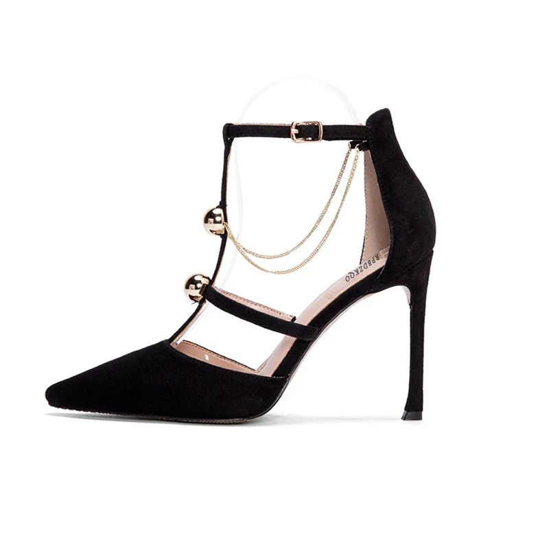 Natascha Women Pumps European Prom Black Ankle Strap Pointed Toe T Shoes Flock Women Shoes Buckle Evening Thin Heels Casual PU
Natascha Women Pumps European Prom Black Ankle Strap Pointed Toe T Shoes Flock Women Shoes Buckle Evening Thin Heels Casual PU