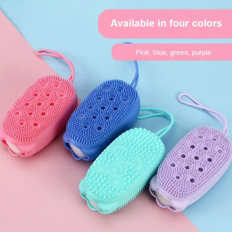 Creative Silicone Bubble Bath Brush Double-Sided Massage Scalp Backrubbing Bath Massage Brush Skin Clean Shower Brushes
Creative Silicone Bubble Bath Brush Double-Sided Massage Scalp Backrubbing Bath Massage Brush Skin Clean Shower Brushes