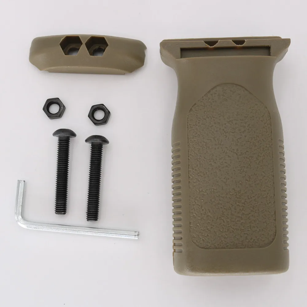 

Tactical paintball MOE RVg style front vertical grip for airsoft rifle polymer grip, suitable for 20mm Picatinny rail