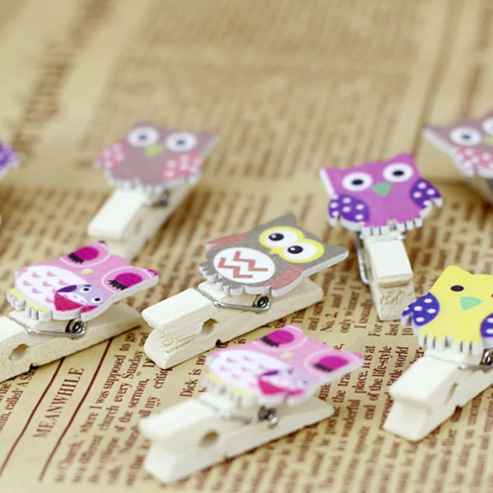 50PCS Mini Owl Design Wooden Craft Clips Animals Photo Pegs Decoration Artwork Clothespin
50PCS Mini Owl Design Wooden Craft Clips Animals Photo Pegs Decoration Artwork Clothespin