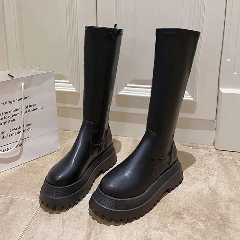 Black high boots with muffin bottom for children autumn and winter 2021 new Korean long tube below knee street shooting Knight
Black high boots with muffin bottom for children autumn and winter 2021 new Korean long tube below knee street shooting Knight