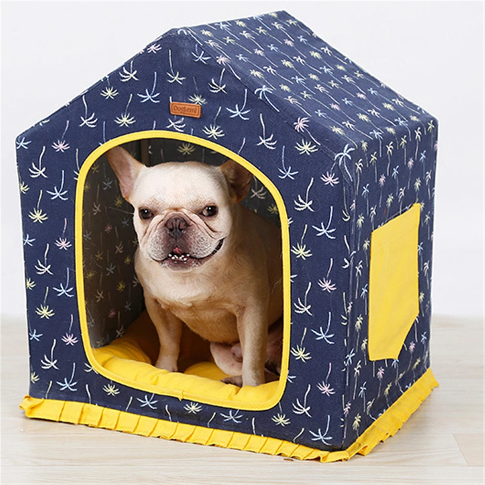 Small Dog Cage Funny Puppy House with Soft Mat Cat Kennel DIY Playpen Warm Kitten Tent Foldable Pet Sleeping Bed Leaf Pattern
Small Dog Cage Funny Puppy House with Soft Mat Cat Kennel DIY Playpen Warm Kitten Tent Foldable Pet Sleeping Bed Leaf Pattern