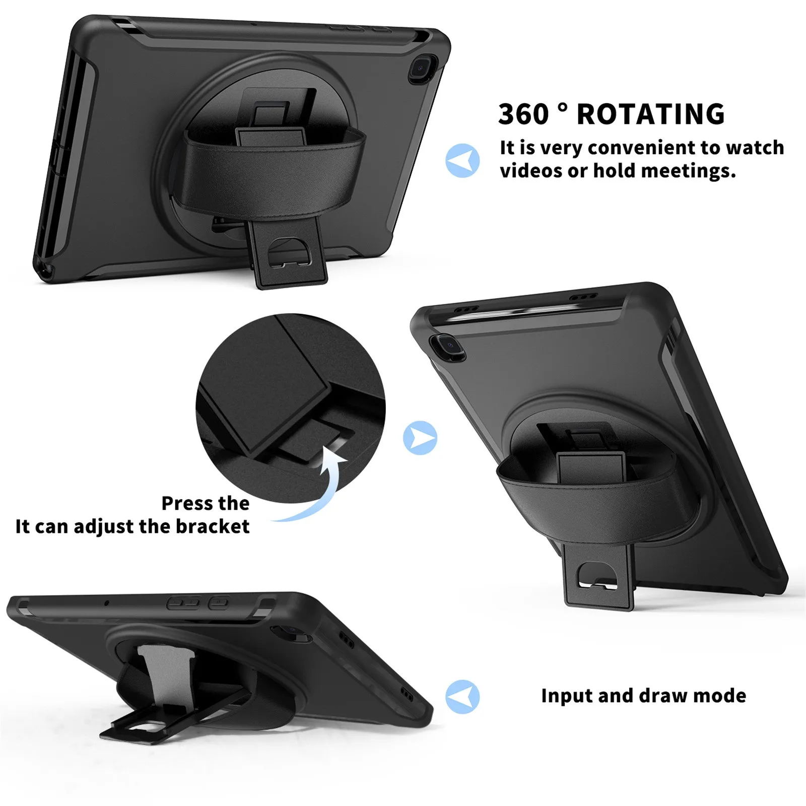 Tablets case Fall prevention For Samsung Galaxy Tab A7 10.4 2020 T500 T505 Rotating Handle Stand Collision avoidance Case Cover
Tablets case Fall prevention For Samsung Galaxy Tab A7 10.4 2020 T500 T505 Rotating Handle Stand Collision avoidance Case Cover