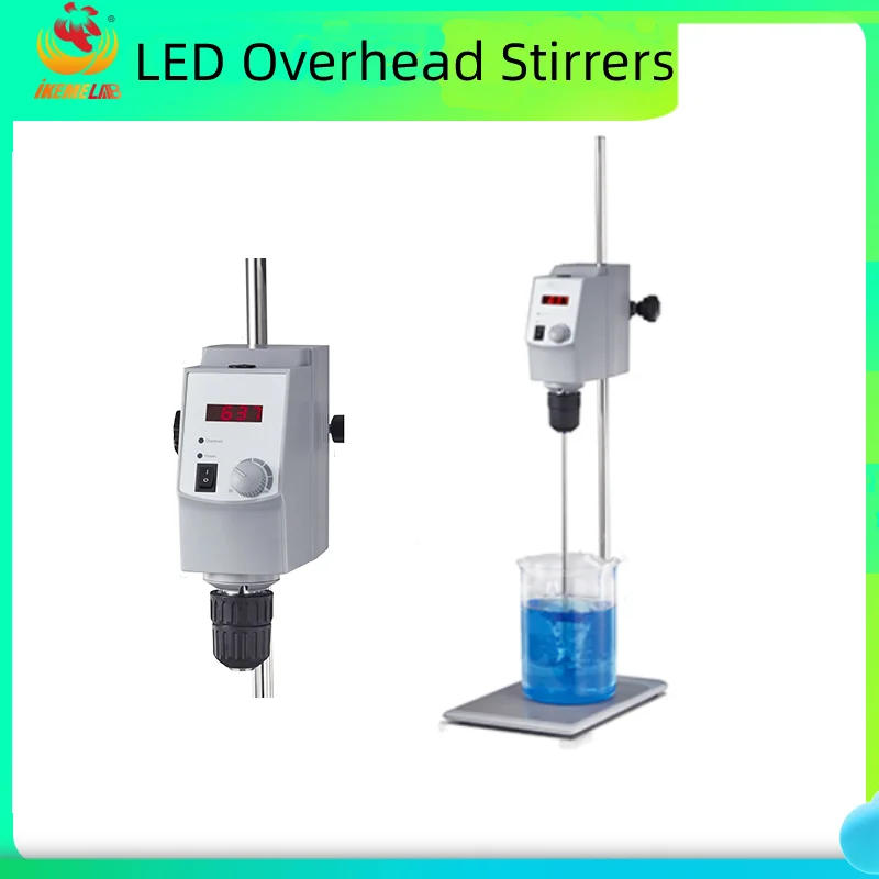 LED Overhead Stirrers Chemistry Laboratory Equipment Large Capacity 20L Stirrers Digital Electric Mixer
LED Overhead Stirrers Chemistry Laboratory Equipment Large Capacity 20L Stirrers Digital Electric Mixer