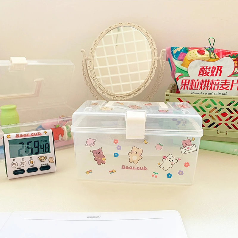 1PCS Transparent Hand Storage Box for School Desk Memo Pad Pencil Stationery Organizer Square Storage Box
1PCS Transparent Hand Storage Box for School Desk Memo Pad Pencil Stationery Organizer Square Storage Box