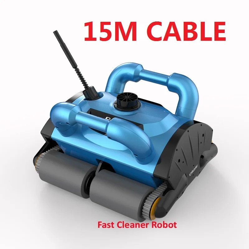 Светильник синий робот уборщик плавательного бассейна iCleaner-200 с 15 м кабель и Caddy