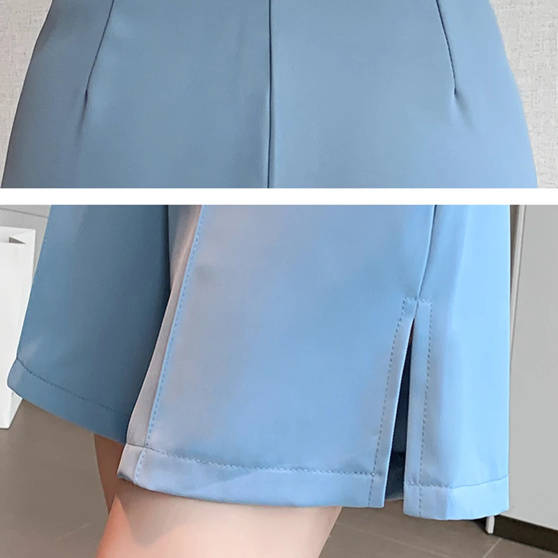 Loose Side Split Bermuda Shorts Woman 2021 High Waisted Korean Wide Leg Suit Short Trousers Half Female
Loose Side Split Bermuda Shorts Woman 2021 High Waisted Korean Wide Leg Suit Short Trousers Half Female