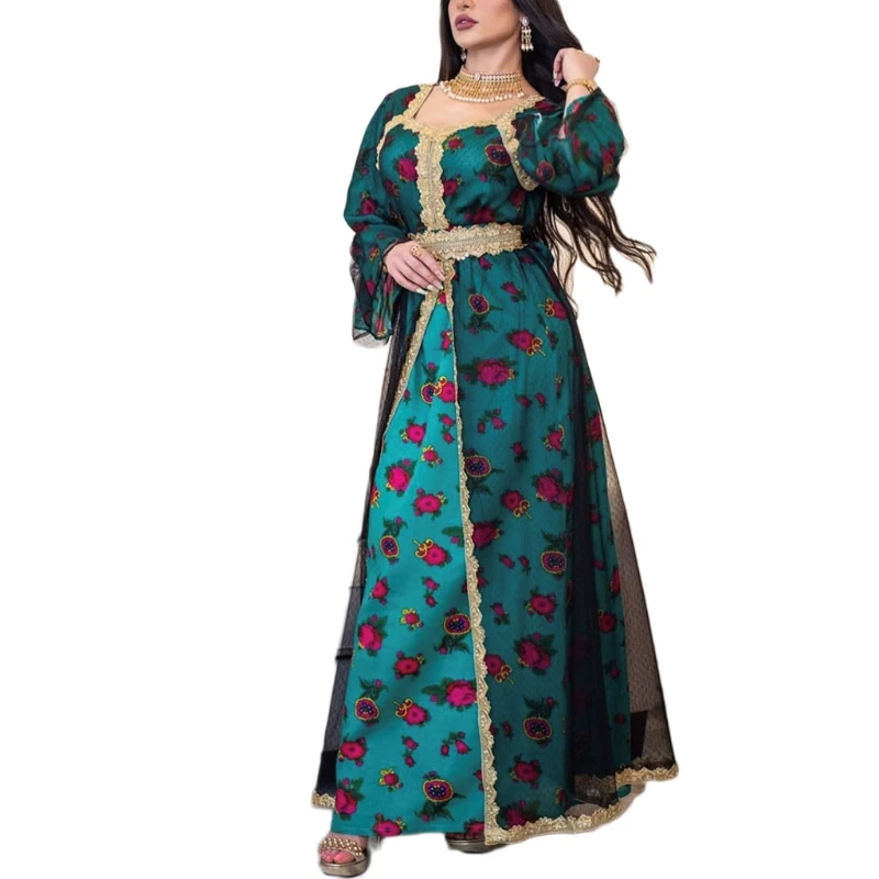 Ramadan Arab Dubai Ethnic Maxi Dress Embroidery Muslim Kaftan Floral Mesh Gown K3NF
Ramadan Arab Dubai Ethnic Maxi Dress Embroidery Muslim Kaftan Floral Mesh Gown K3NF