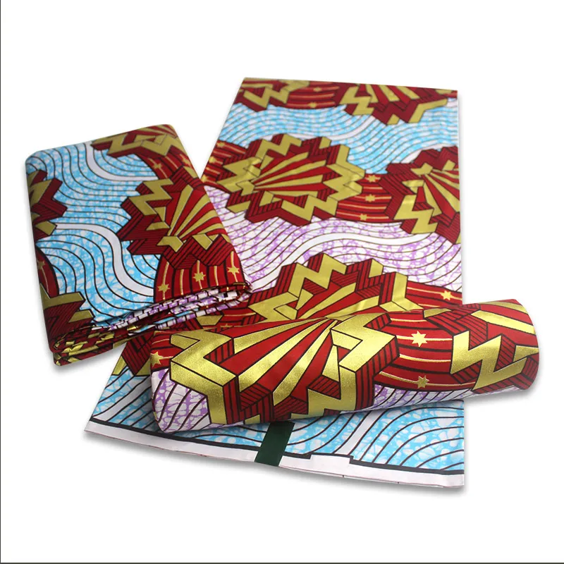 African New-Fashion Real 100% Cotton Wax Soft Fabric Gold-Print Nigerian 6 Yards
African New-Fashion Real 100% Cotton Wax Soft Fabric Gold-Print Nigerian 6 Yards