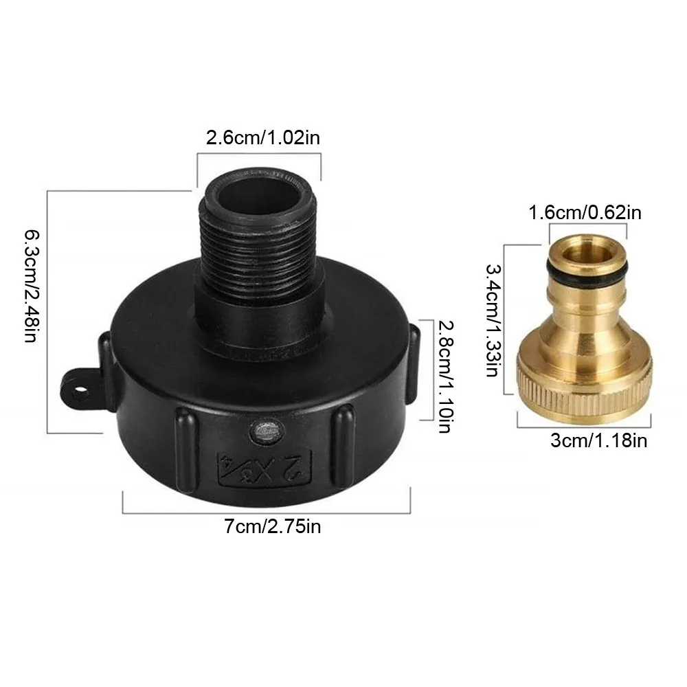 IBC Hose Adapter Water Tank Fitting Coarse Thread Connector Replacement IBC Tote Adapter Garden Tap Ball Accessories
IBC Hose Adapter Water Tank Fitting Coarse Thread Connector Replacement IBC Tote Adapter Garden Tap Ball Accessories