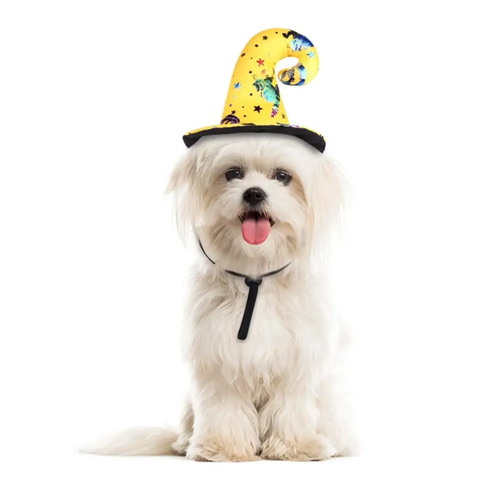 NACOCO Dog Halloween Witch Hat Wizard Headwear Dog Skull Hat Halloween Costume Accessory for Small Medium Cats and Dogs
NACOCO Dog Halloween Witch Hat Wizard Headwear Dog Skull Hat Halloween Costume Accessory for Small Medium Cats and Dogs