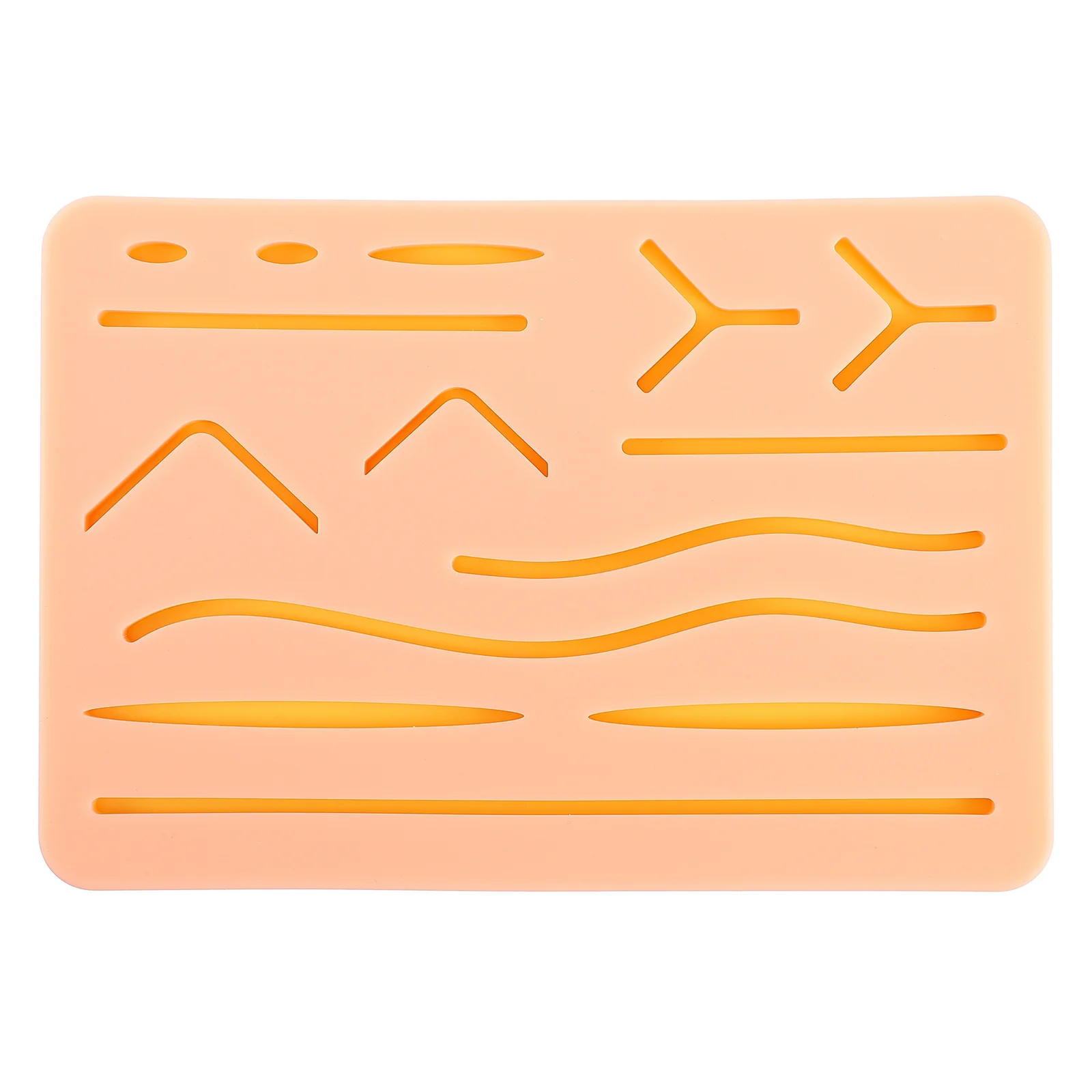 Human Skin Suture Practice Kit Silicone Simulation Body Skin Suturing Practice Pad
Human Skin Suture Practice Kit Silicone Simulation Body Skin Suturing Practice Pad