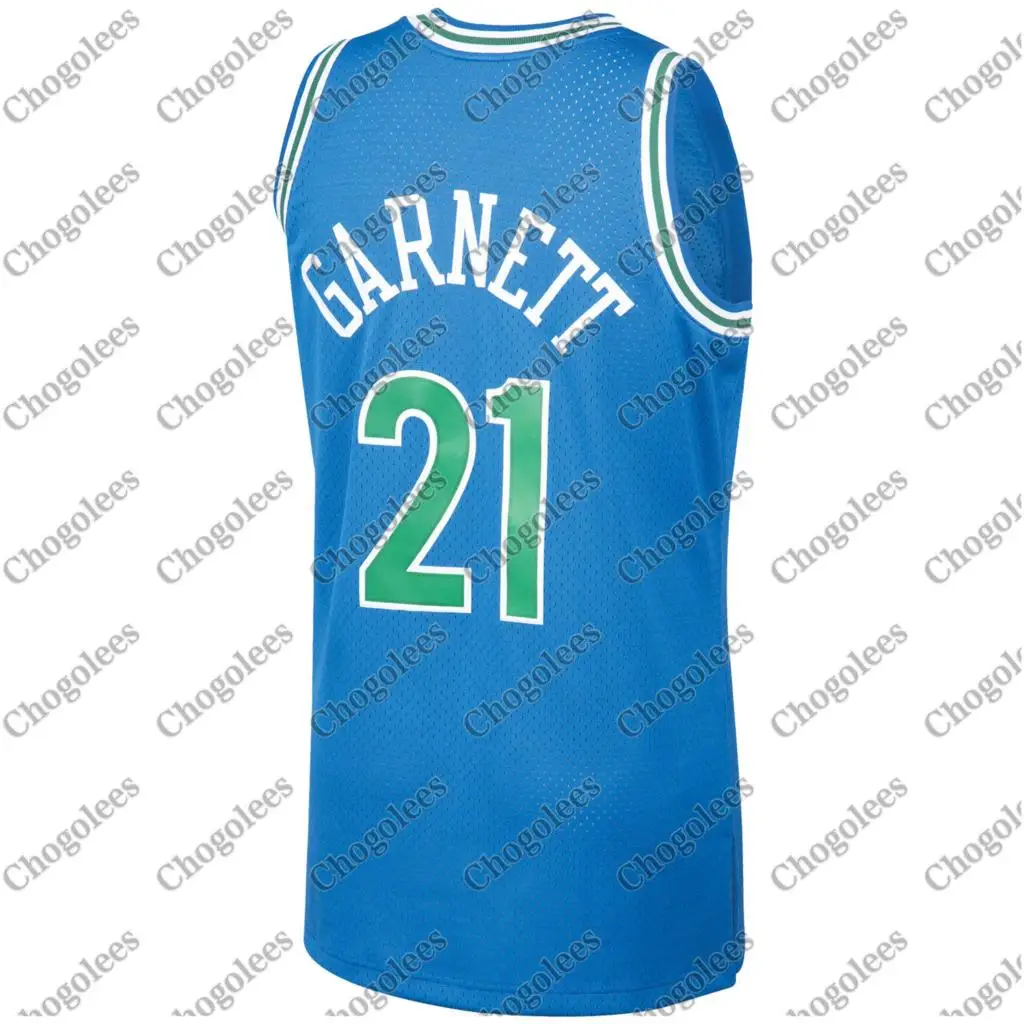 

Men Basketball Jersey Kevin Garnett Minnesota Mitchell & Ness 1995-96 Hardwood Classics Authentic Player Jersey Blue