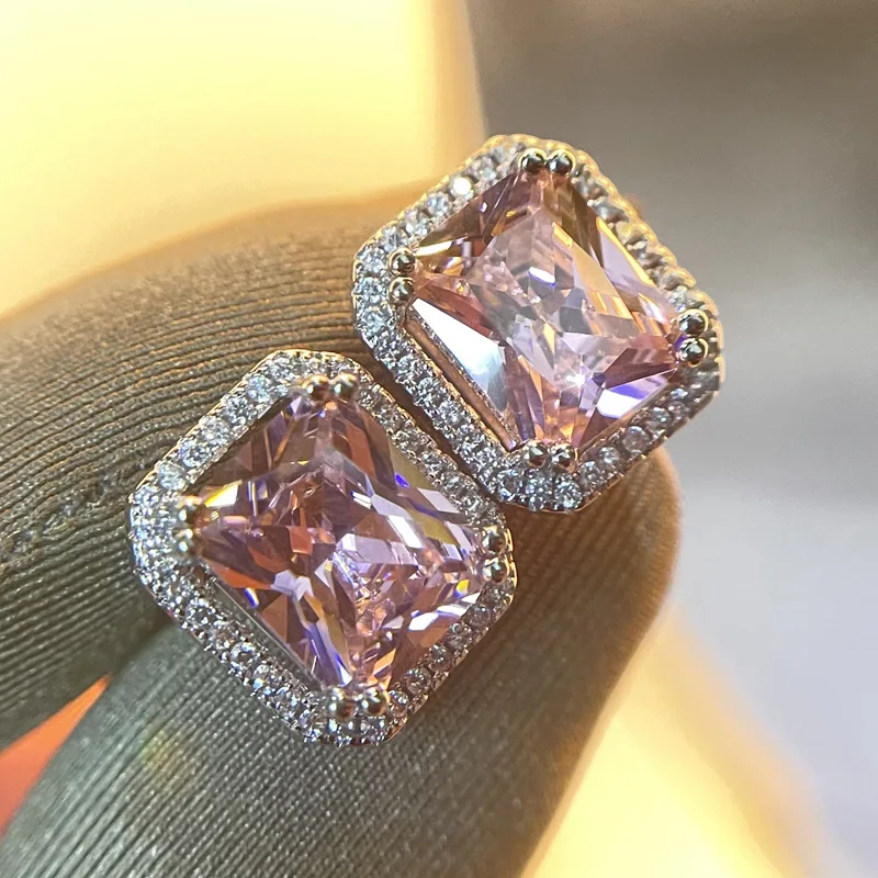 S925 Silver Sterling Pink Topaz Jewelry Stud Earring Women Genuine 925 Sterling Silver Bizuteria Aros Mujer Oreja Orecchini Girl
S925 Silver Sterling Pink Topaz Jewelry Stud Earring Women Genuine 925 Sterling Silver Bizuteria Aros Mujer Oreja Orecchini Girl