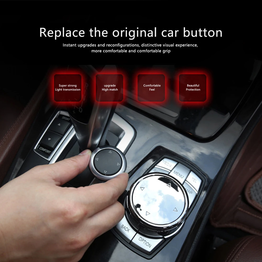 Car Multimedia Control Button Knob Cover Ceramic Black For BMW X1 F25 X3 X4 F15 X5 F16 X6 1 2 3 5 Series F10 F20 F30 F34 M-Power
Car Multimedia Control Button Knob Cover Ceramic Black For BMW X1 F25 X3 X4 F15 X5 F16 X6 1 2 3 5 Series F10 F20 F30 F34 M-Power