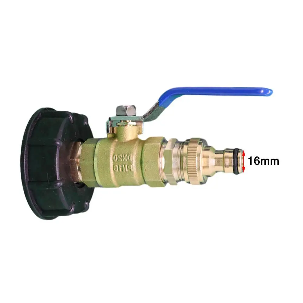 IBC Container Accessories IBC Tank Garden Hose Faucet Water Tank Hose Connector Tap Replacement Connector Fitting Valve Garden
IBC Container Accessories IBC Tank Garden Hose Faucet Water Tank Hose Connector Tap Replacement Connector Fitting Valve Garden