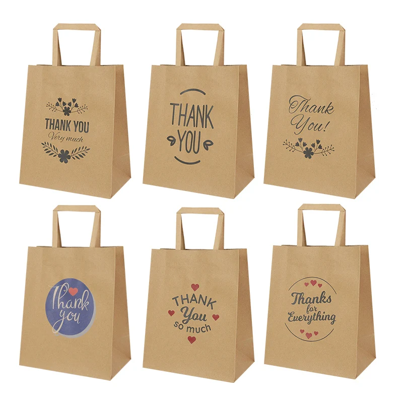 5pcs "Thank You" Paper Bag Wedding Birthday New Year Party Gift Packaging Thanksgiving Christmas Decoration Portable Gift Bag
5pcs "Thank You" Paper Bag Wedding Birthday New Year Party Gift Packaging Thanksgiving Christmas Decoration Portable Gift Bag