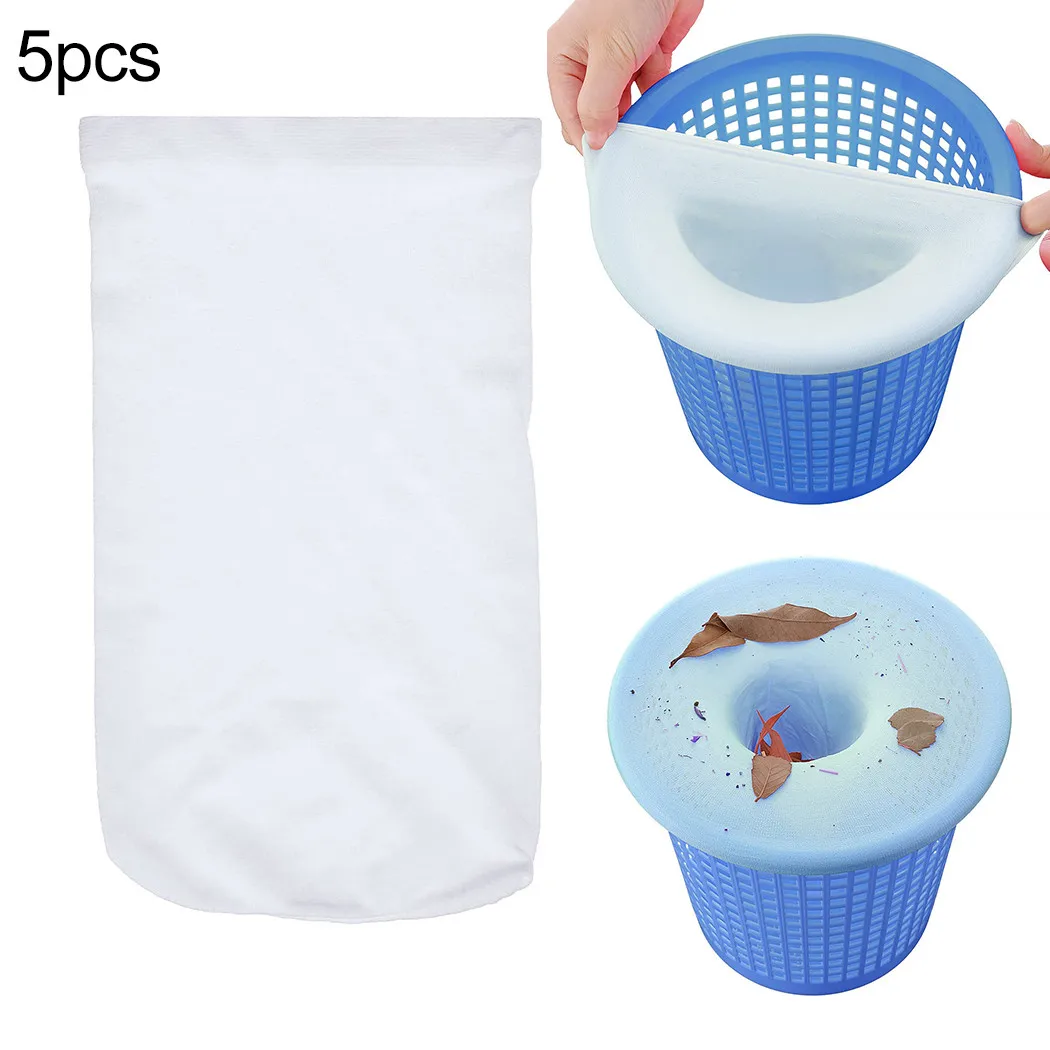5Pcs Pool Skimmer Filter Socks Swimming Pool Filter Mesh Sock Bag Garbage Cover Cleaning Skimmer To Prevent Dust And Dirt
5Pcs Pool Skimmer Filter Socks Swimming Pool Filter Mesh Sock Bag Garbage Cover Cleaning Skimmer To Prevent Dust And Dirt