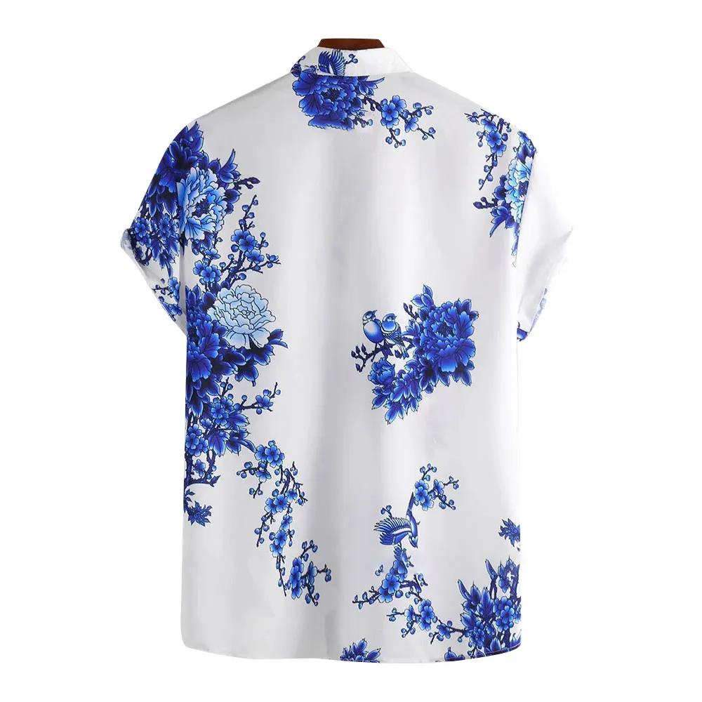 Summer Beach Shirts Men Clothing Casual Printed Loose Pocket Shirts Fashion Men Tops
Summer Beach Shirts Men Clothing Casual Printed Loose Pocket Shirts Fashion Men Tops