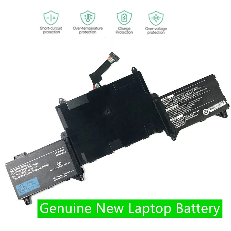 

ONEVAN New Genuine Original PC-VP-BP94 PC-VP-BP95 Laptop Battery For NEC LaVie Z LZ750/JS LZ650 OP-570-77022 4ICP4/49/81 28Wh