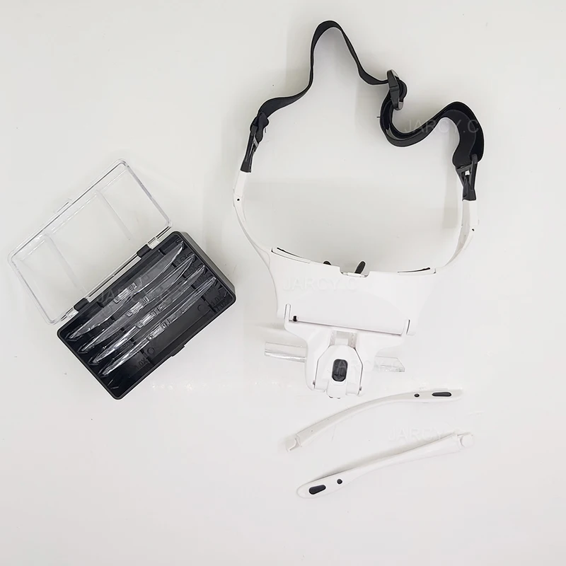 White/Black Magnifying Glass Microblading LED Light Loupe Headband Permanent Makeup Magnification Goggles With 5 Adjustable Lens
White/Black Magnifying Glass Microblading LED Light Loupe Headband Permanent Makeup Magnification Goggles With 5 Adjustable Lens
