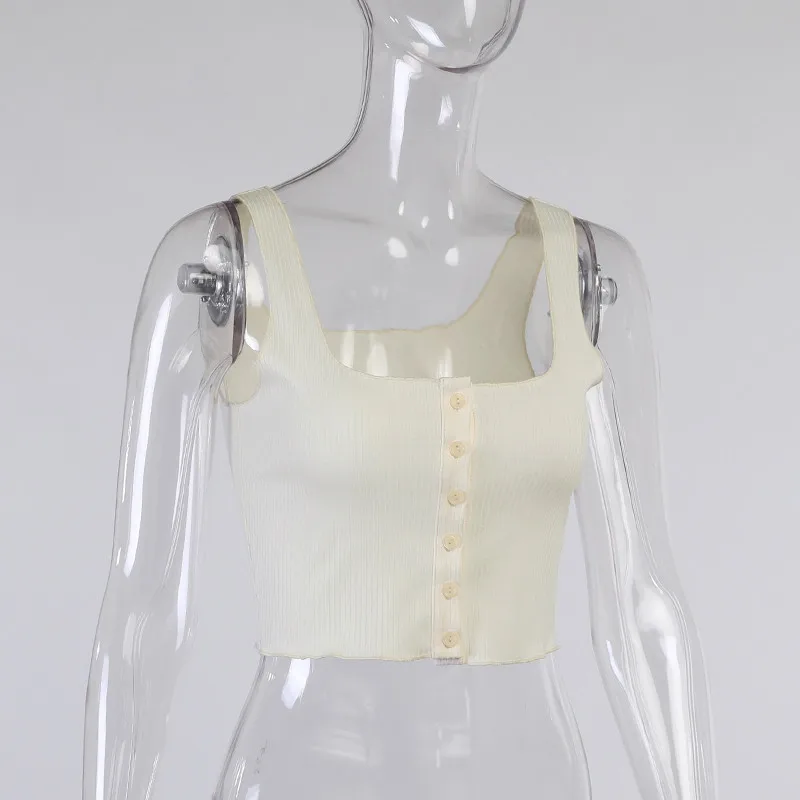 New Sexy Women Tube Tops Sleeveless Tanks Camis Solid Buttons Up Casual Tight Bare Spaghetti Strap Backless Bodycon Vest 
New Sexy Women Tube Tops Sleeveless Tanks Camis Solid Buttons Up Casual Tight Bare Spaghetti Strap Backless Bodycon Vest