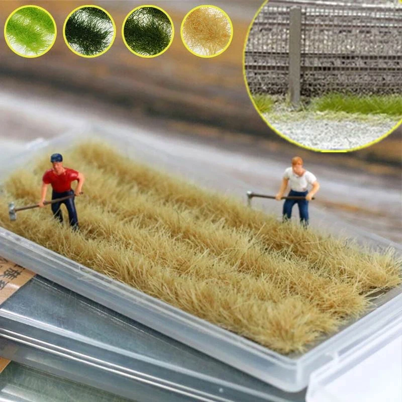 4PCS Simulation Grass Lawn DIY Materials Artificial Long Grass for Miniature Garden City Architecture Self-adhesive High Quality
4PCS Simulation Grass Lawn DIY Materials Artificial Long Grass for Miniature Garden City Architecture Self-adhesive High Quality