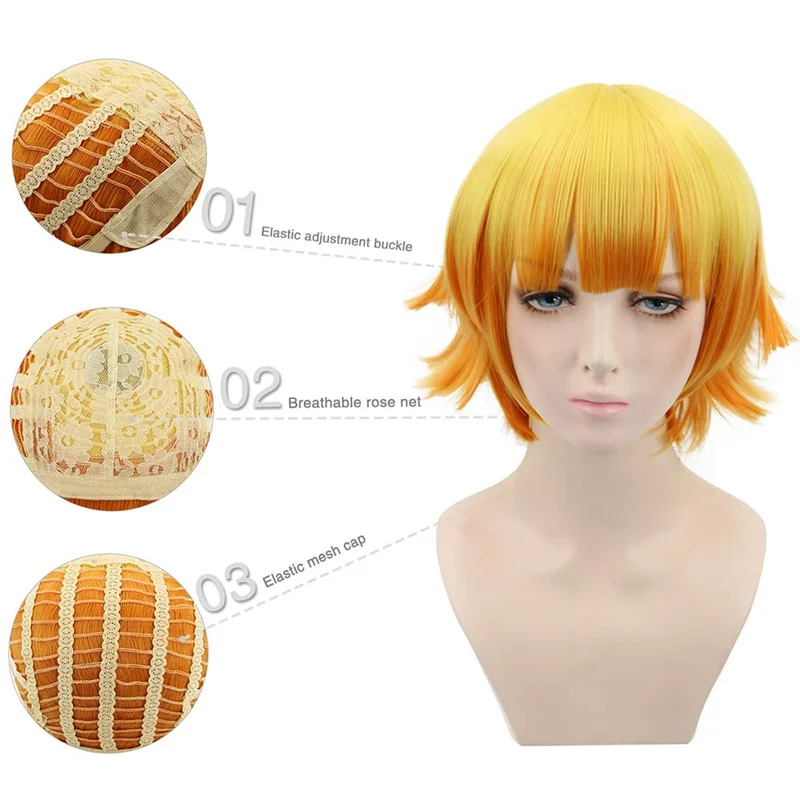 Agatsuma Zenitsu Wig Kimetsu no Yaiba Demon Slayer Yellow Synthetic Heat Resistant Hair Agatsuma Zenitsu Cosplay
Agatsuma Zenitsu Wig Kimetsu no Yaiba Demon Slayer Yellow Synthetic Heat Resistant Hair Agatsuma Zenitsu Cosplay