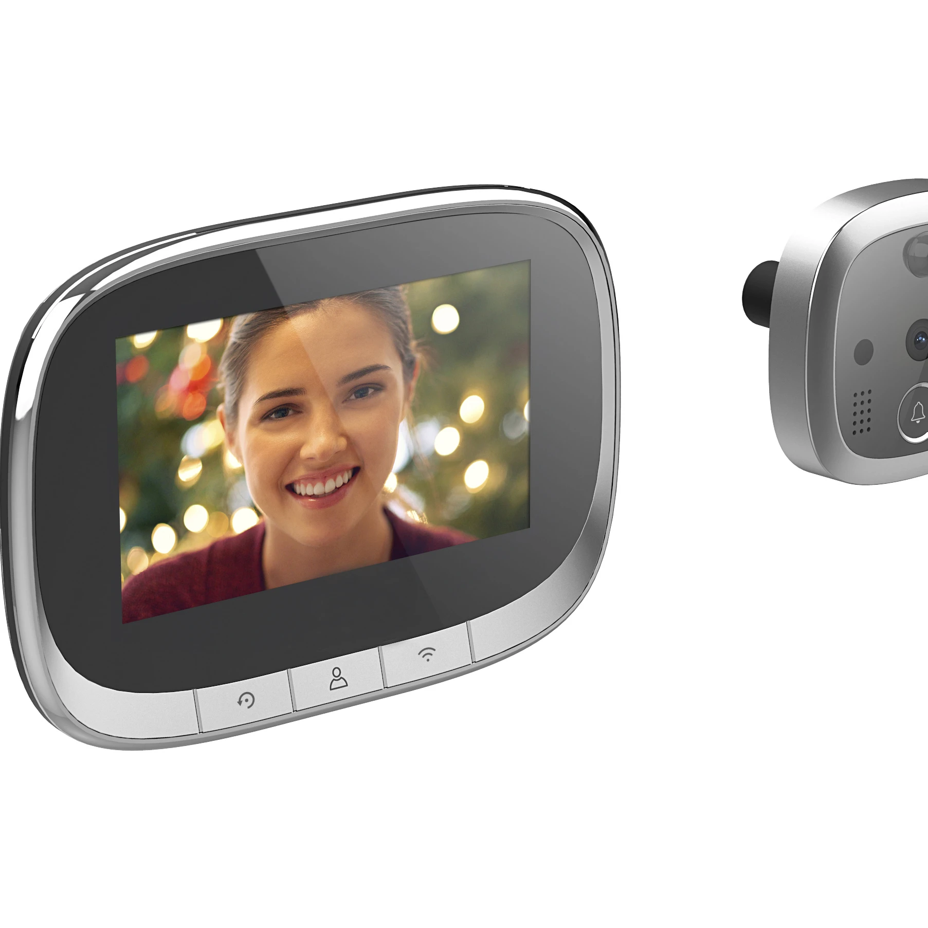 Tuya 1080P Smart door viewer camera wifi doorbell peephole Video Camera Wireless Enabled Tuya Smart Video Camera for Door
Tuya 1080P Smart door viewer camera wifi doorbell peephole Video Camera Wireless Enabled Tuya Smart Video Camera for Door