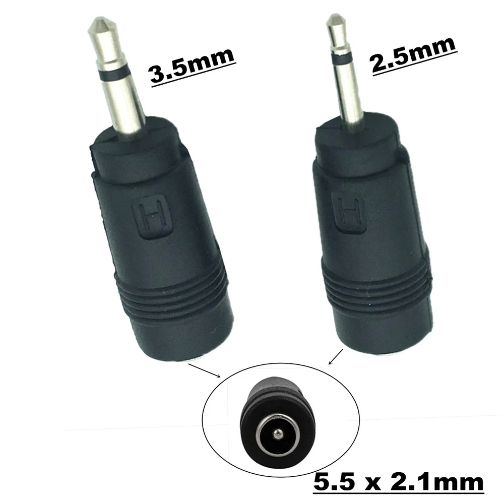 2.5/3.5mm Male To 5.5 x 2.1mm Female DC Power Converter Charger Adapter
2.5/3.5mm Male To 5.5 x 2.1mm Female DC Power Converter Charger Adapter