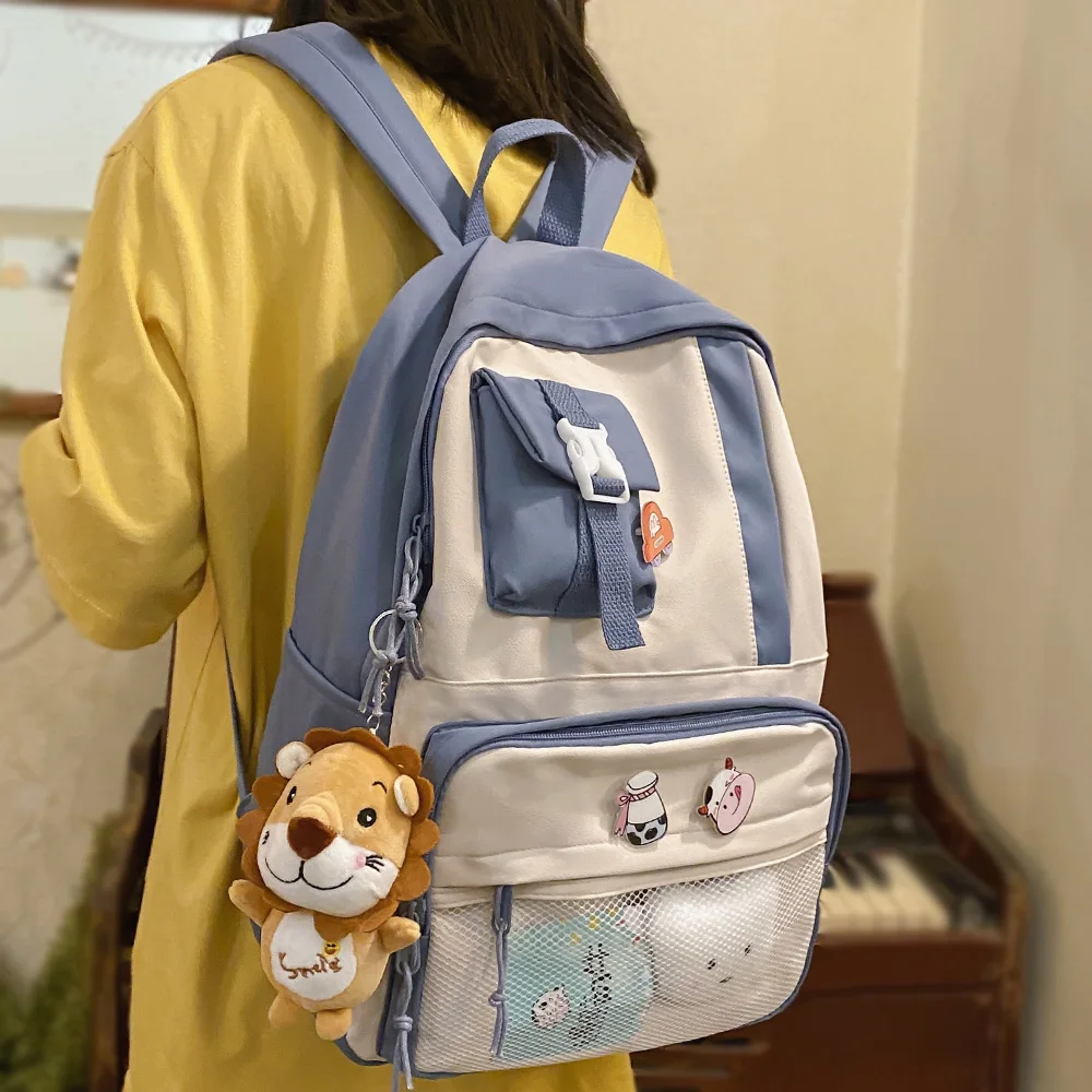Женский сетчатый Водонепроницаемый Рюкзак Kawaii, школьный рюкзак, модная женская сумка для студентов колледжа, дорожная женская сумка для но...
Женский сетчатый Водонепроницаемый Рюкзак Kawaii, школьный рюкзак, модная женская сумка для студентов колледжа, дорожная женская сумка для но...