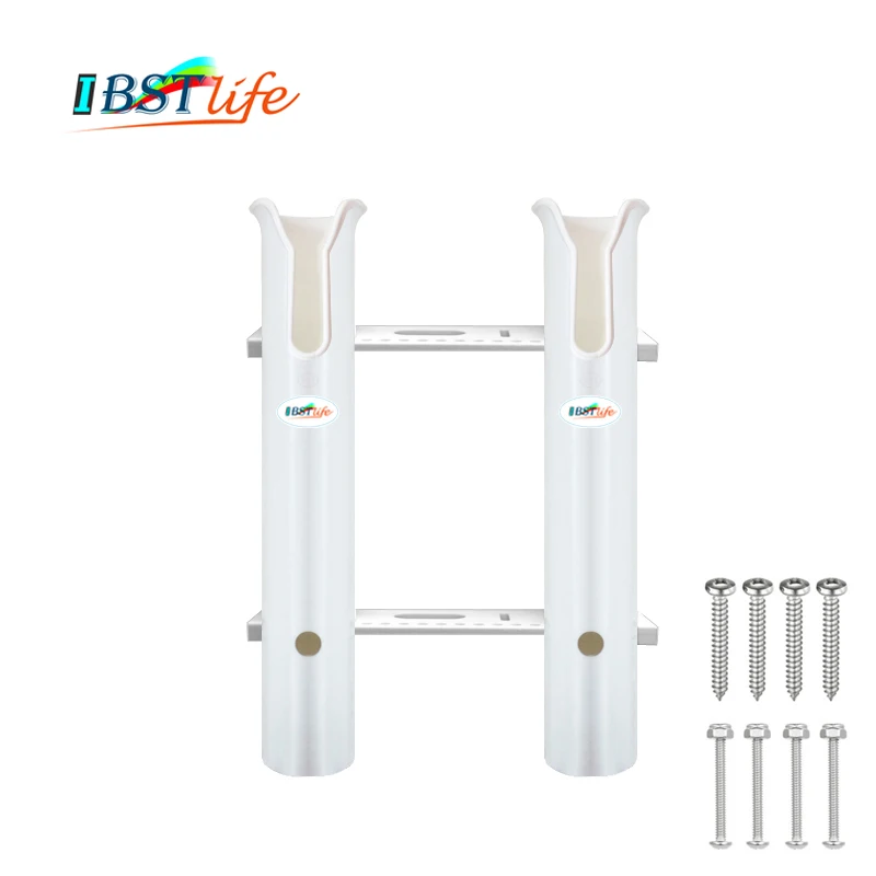 IBST LIFE 2 Tubes Link White plastic fishing rod holders fishing rod racks socket for boat marine fishing box kayak boat yacht
IBST LIFE 2 Tubes Link White plastic fishing rod holders fishing rod racks socket for boat marine fishing box kayak boat yacht