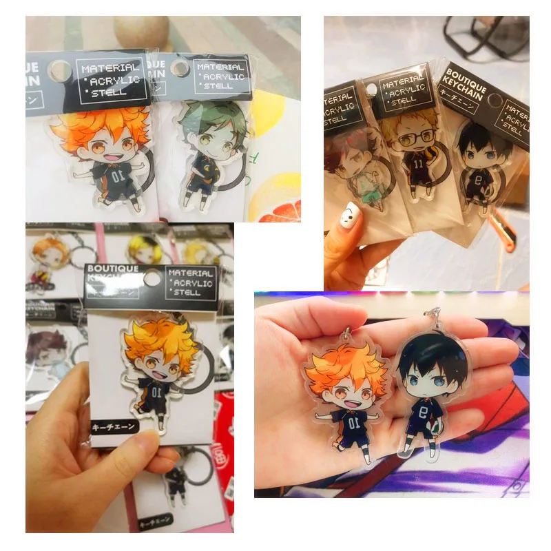Action Haikyuu Figure Keychain Toys For Children Haikyuu Hinata Shoyo Kageyama Tobio Tsukishima Kei Model Key Chain Pendant Toys
Action Haikyuu Figure Keychain Toys For Children Haikyuu Hinata Shoyo Kageyama Tobio Tsukishima Kei Model Key Chain Pendant Toys