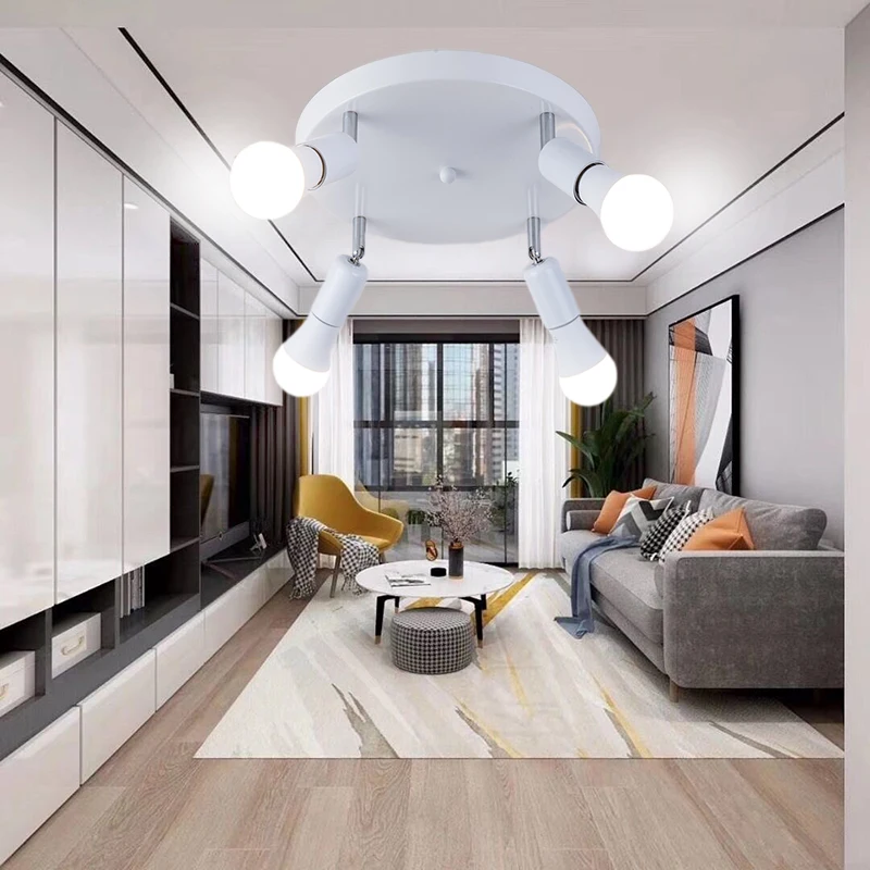 Modern LED Ceiling Chandelier Lighting Living Kitchen Room Bedroom Chandeliers 4 Heads E27 Bulbs Corridor Home Lighting Fixtures
Modern LED Ceiling Chandelier Lighting Living Kitchen Room Bedroom Chandeliers 4 Heads E27 Bulbs Corridor Home Lighting Fixtures