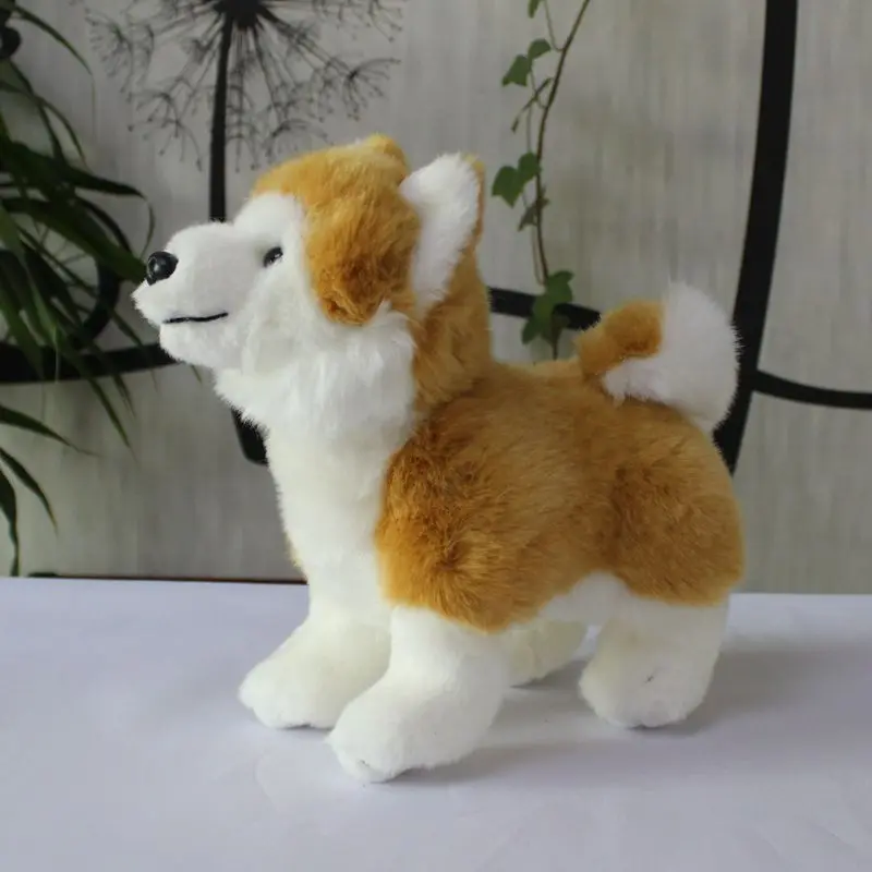 lifelike toy about 23x21cm Japanese Akita dog plush soft doll baby Christmas gift h0747 | Игрушки и хобби