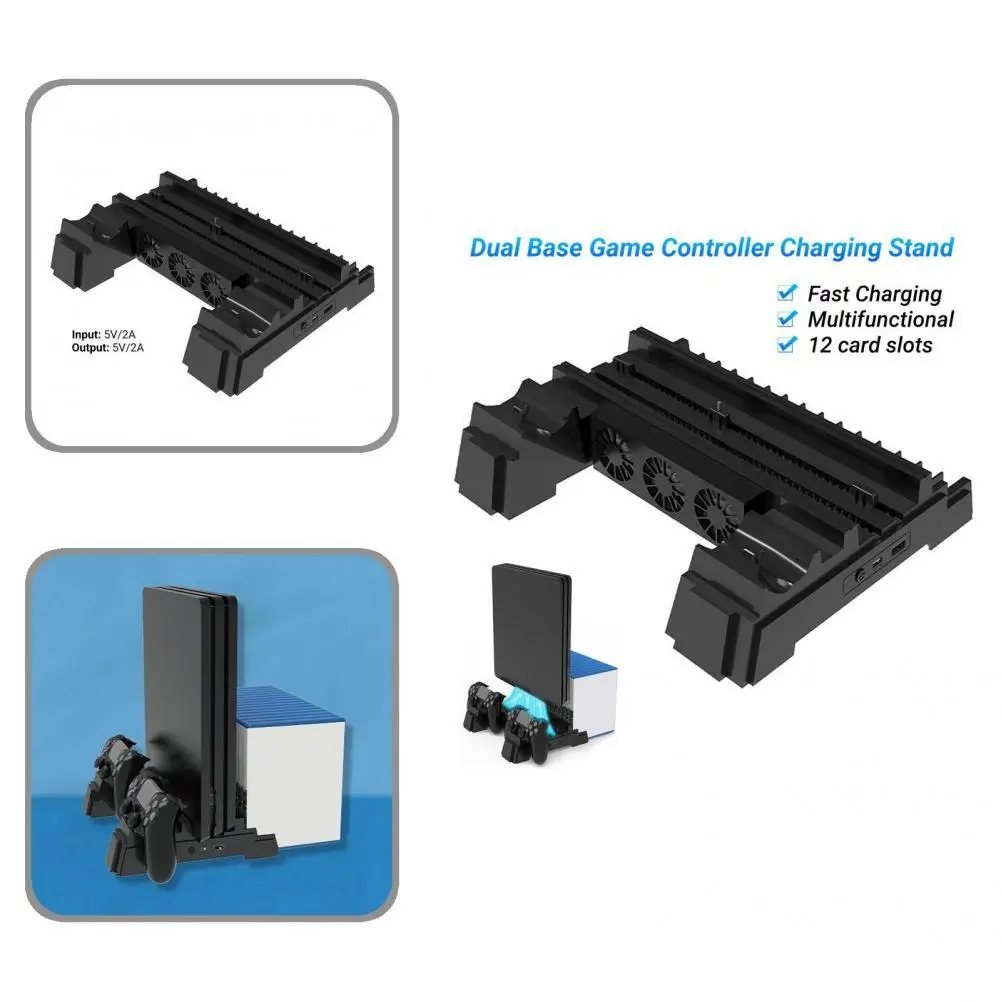 Wear Resistant Excellent Dual Base Game Controller Charging Stand ABS Charging Holder Convenient
Wear Resistant Excellent Dual Base Game Controller Charging Stand ABS Charging Holder Convenient