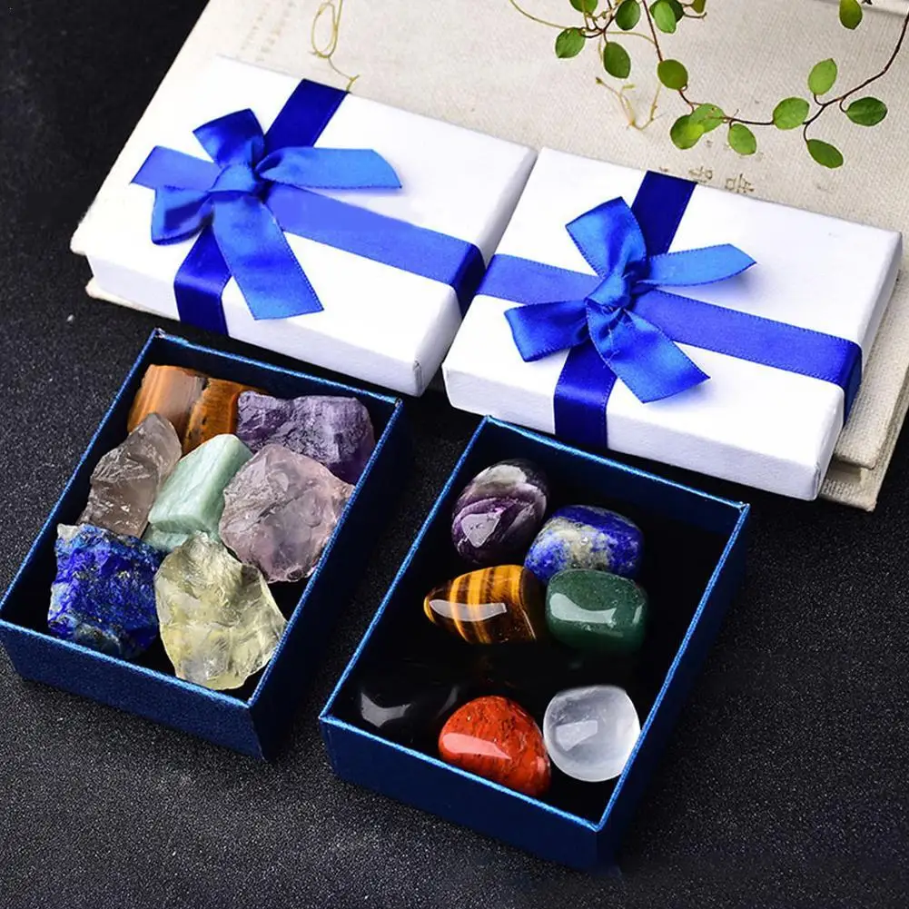 Natural Crystal Gravel Set Quartz Ore Mineral Specimen Home Decoration Crafts Seven Chakras Energy Stone Ornaments with box
Natural Crystal Gravel Set Quartz Ore Mineral Specimen Home Decoration Crafts Seven Chakras Energy Stone Ornaments with box