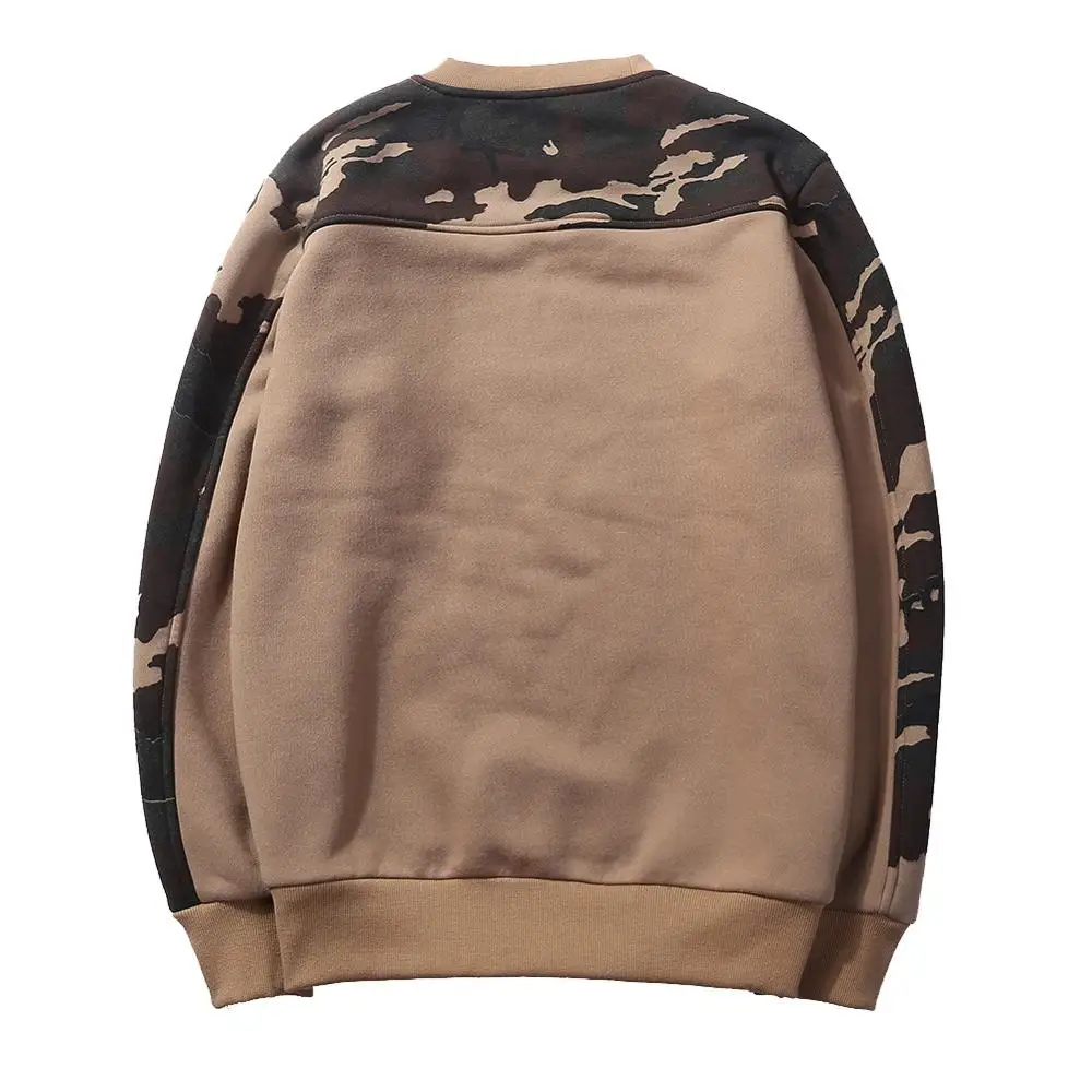 Autumn Winter men's sweatshirts Patchwork pullover men fashion casual O-Neck Plus velvet camouflage sweatshirt man harajuku
Autumn Winter men's sweatshirts Patchwork pullover men fashion casual O-Neck Plus velvet camouflage sweatshirt man harajuku