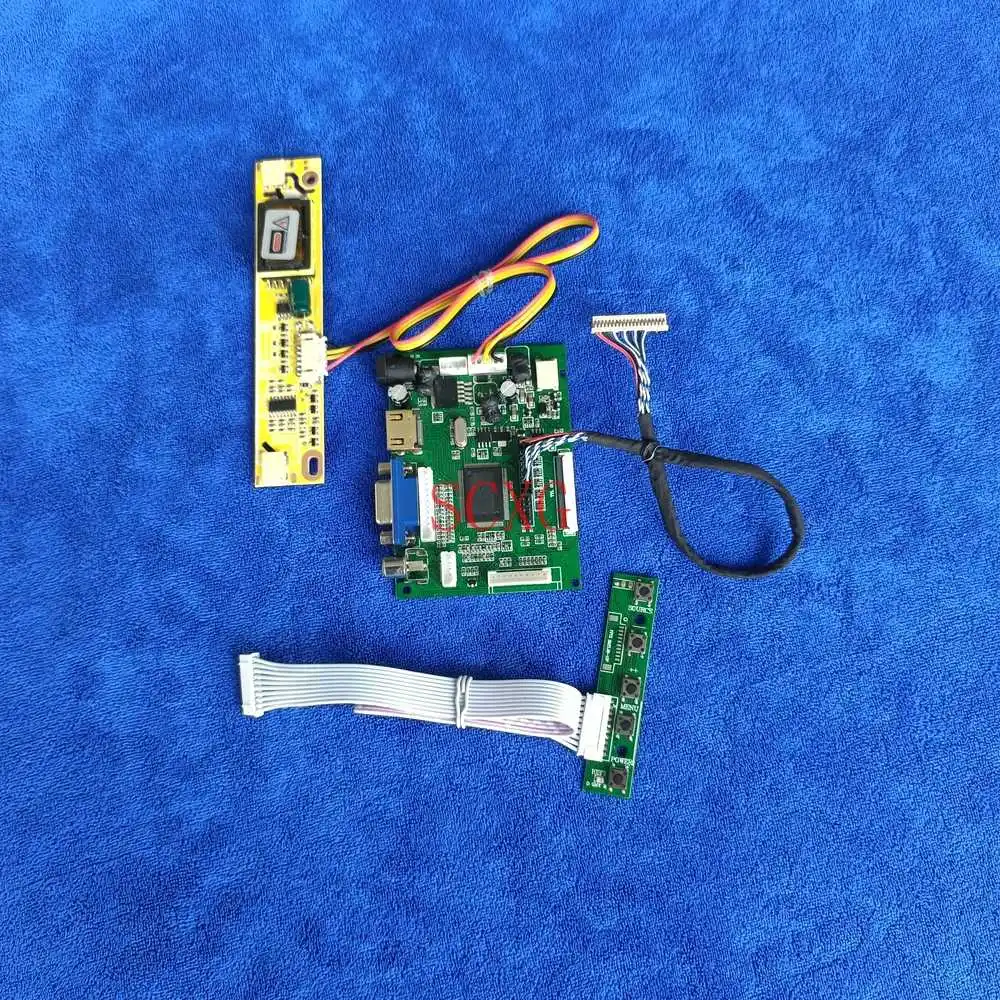 HDMI-compatible VGA AV 1024*768 2CCFL LCD Display Controller Board LVDS 20-Pin For TM150XG/TMS150XG1/MT150XN01/MT150XN03 DIY Kit 
HDMI-compatible VGA AV 1024*768 2CCFL LCD Display Controller Board LVDS 20-Pin For TM150XG/TMS150XG1/MT150XN01/MT150XN03 DIY Kit