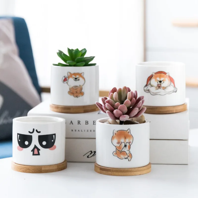 8.5cm*8cm-Animal Decoration Plant Pot Ceramic Cartoon Animal Mini Bonsai Pot Home Decor Succulents Decoration Accessories
8.5cm*8cm-Animal Decoration Plant Pot Ceramic Cartoon Animal Mini Bonsai Pot Home Decor Succulents Decoration Accessories