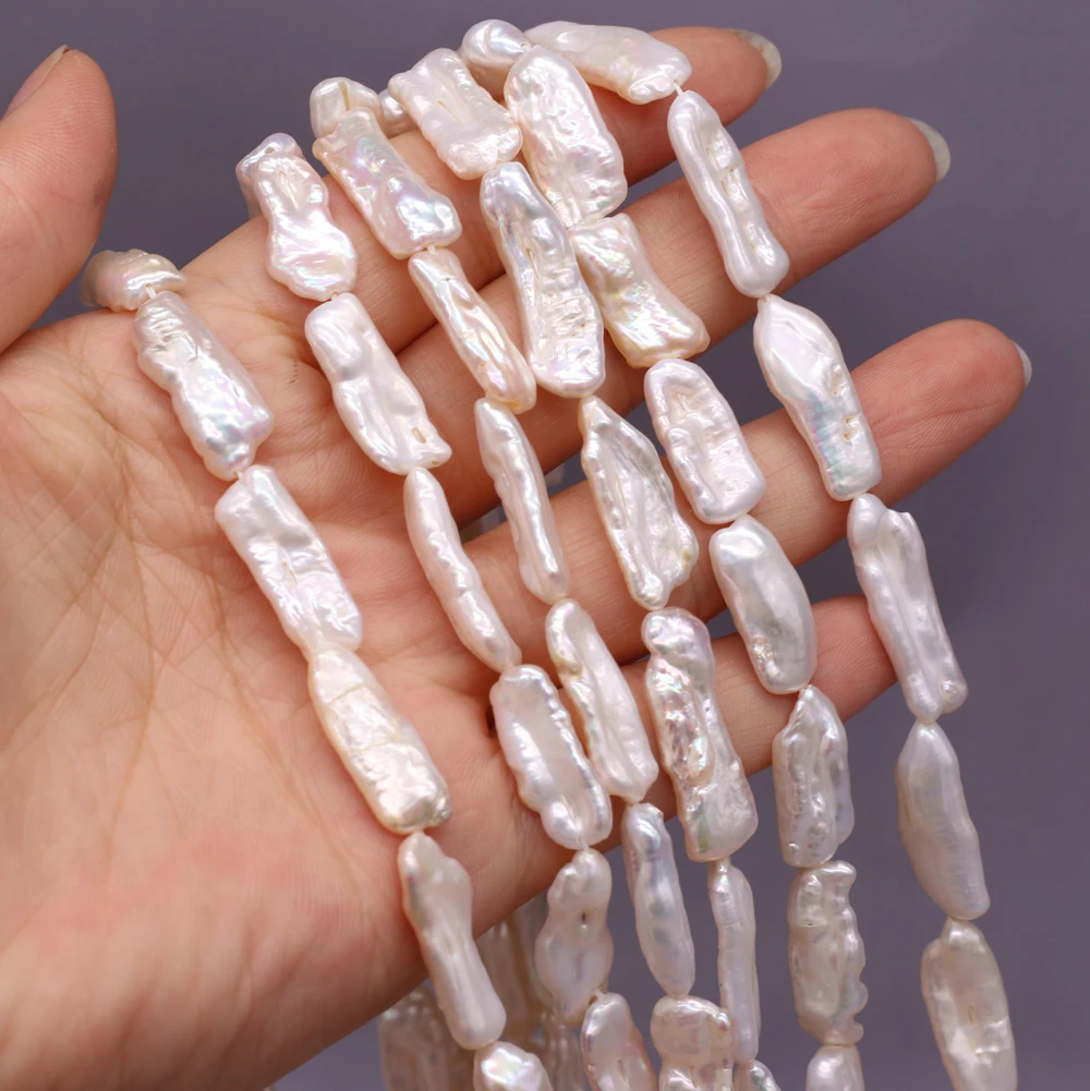 High-quality Natural Freshwater Pearl Beaded Irregular White Long Strips Making DIY Fashion Charm Bracelet Necklace Jewelry Gift
High-quality Natural Freshwater Pearl Beaded Irregular White Long Strips Making DIY Fashion Charm Bracelet Necklace Jewelry Gift