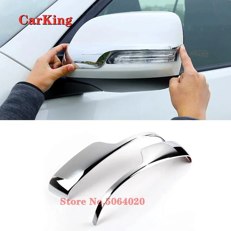 For Toyota Prado FJ150 FJ 150 2010 2011 2012 2013 2014 - 2018 ABS Chrome Car rearview mirror cover Trim Car Accessories 2 pcs
For Toyota Prado FJ150 FJ 150 2010 2011 2012 2013 2014 - 2018 ABS Chrome Car rearview mirror cover Trim Car Accessories 2 pcs