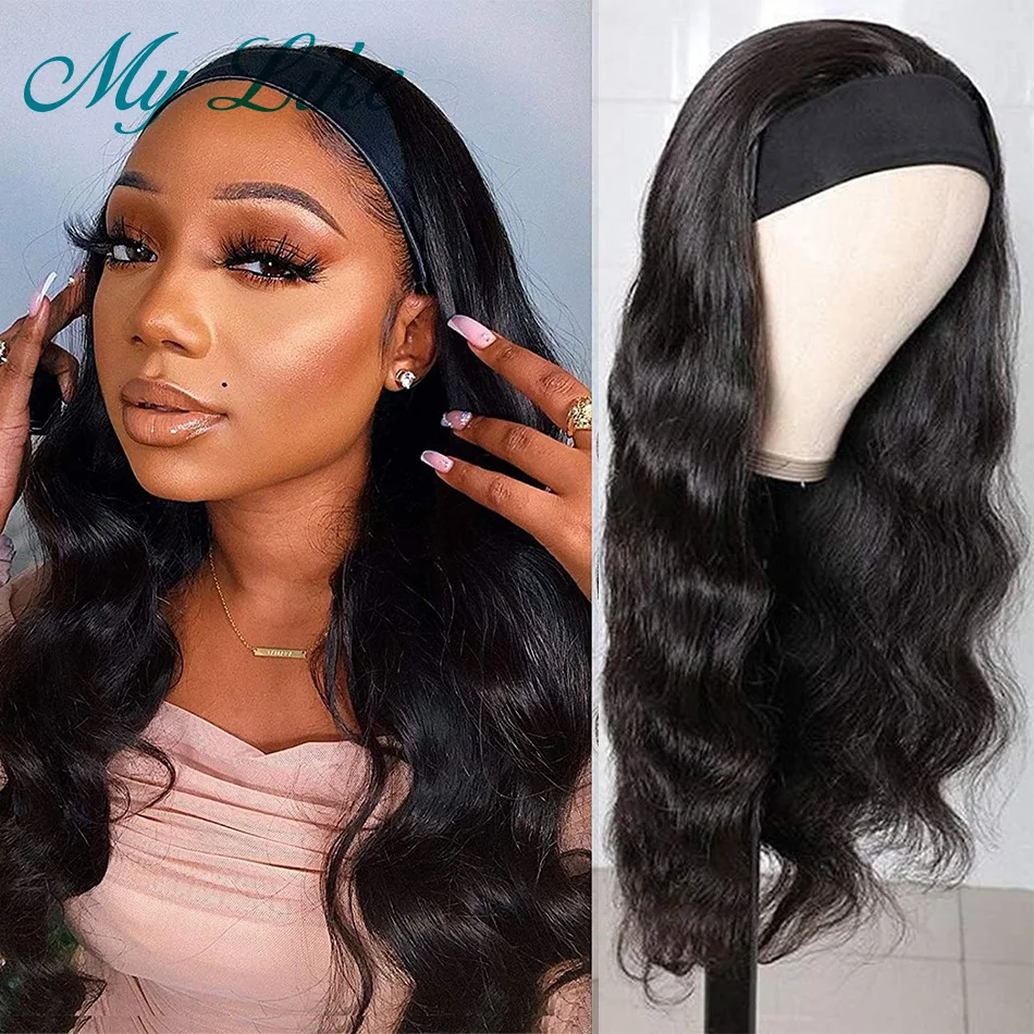 Headband Wig for Black Women Human Hair Wigs Peruvian Body Wave Wigs with Scarf Full Machine Made Wigs Cheap Human Hair Wig Remy
Headband Wig for Black Women Human Hair Wigs Peruvian Body Wave Wigs with Scarf Full Machine Made Wigs Cheap Human Hair Wig Remy
