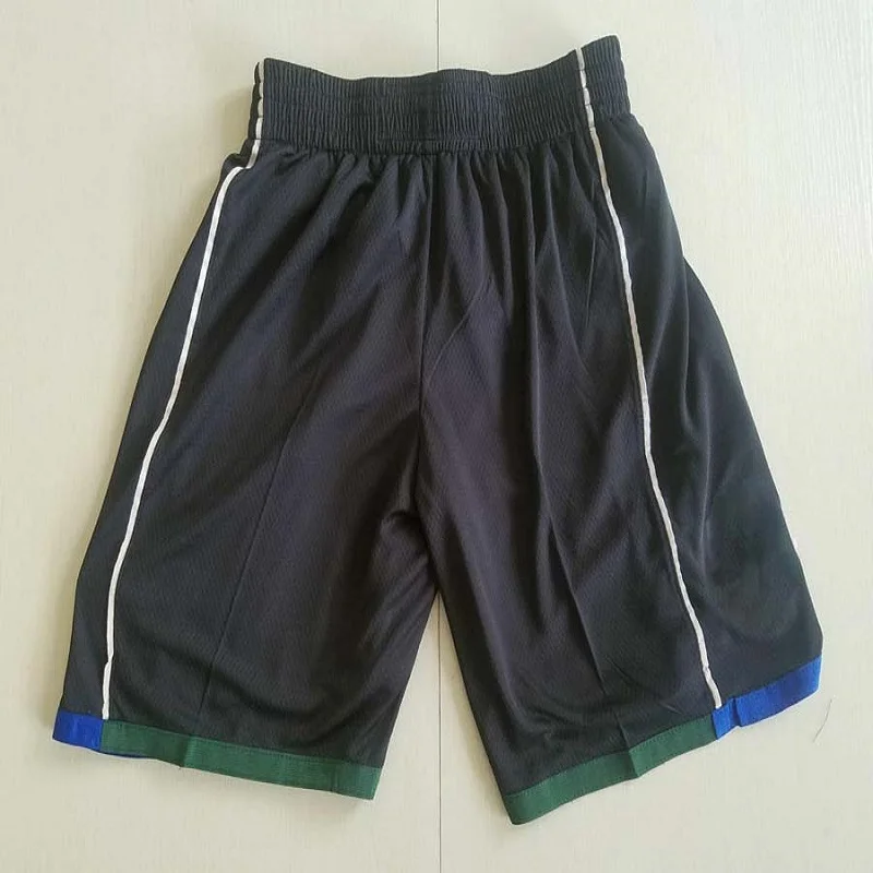 New Pattern Men's American Basketball Milwaukee Shorts Elastic Belts Pocket Pants Black Jerseys
New Pattern Men's American Basketball Milwaukee Shorts Elastic Belts Pocket Pants Black Jerseys