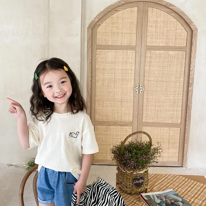 Toddlers Kids Summer T-shirts Cartoon Printed Unisex Baby Boys Girls Tees Short-sleeved Cotton T shirt Soft Tops
Toddlers Kids Summer T-shirts Cartoon Printed Unisex Baby Boys Girls Tees Short-sleeved Cotton T shirt Soft Tops
